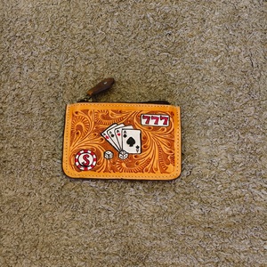Nouvel Arrivage 2026 – Portefeuille en Cuir Véritable Venus pour Femme, Décoré de Motifs Floraux et Gravé à la Main, Idéal pour Cartes de Crédit – Vente en Gros - Product Image 1