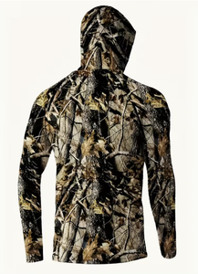 Sweat-shirt à capuche camouflage haut de gamme pour les voyages en plein air et les activités décontractées, sweat-shirt camouflage de haute qualité, coton doux - Product Image 6