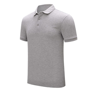 Polo de Manga Corta para Hombre, Color Azul Marino Sólido, con Botones, Tejido de Punto, Estilo Casual - Product Image 2