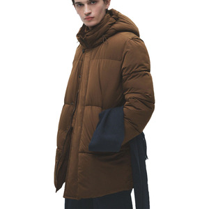 Chaqueta acolchada para hombre con capucha, cálida para invierno, chaqueta de burbujas para hombre, para invierno, para actividades al aire libre. - Product Image 4