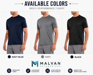 T-shirt de sport pour homme, personnalisé, décontracté, uni, teint, séchage rapide, respirant, coupe classique, pour la musculation, l'entraînement, le fitness, les activités de plein air et la gym - Product Image 4