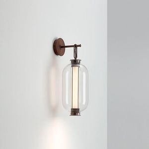 The METAL WAVE Modern Contemporary Silver Goose <b>Neck</b> and Glass Wall Lamp Easy to Install and Maintain for Bedside <b>Lighting</b> - Product Image 4