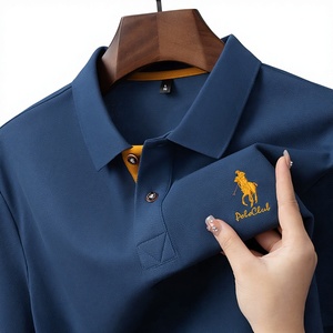 Polo pour hommes en promotion – T-shirts polo respirants avec logo brodé personnalisé – Vêtements et accessoires pour hommes - Product Image 3