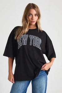 T-shirt surdimensionné imprimé New York - Product Image 5