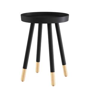 Handmade Wooden <b>Round</b> <b>Table</b> Top with Four Legs Customized Color for <b>Outdoor</b> & Indoor Use for Tea & Breakfast-Low Price in India - Product Image 5
