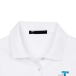 Polo pour femme à manches courtes, col classique, en mélange de coton, décontracté, pour le golf, affaires, mode, vêtements - Product Image 2