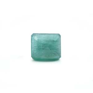 Natural Emerald Cut Loose Gemstone 8.3 Carat Handcrafted Zambian Emerald for Fine Jewelry - Product Image 2