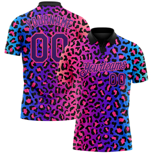 Camiseta de Golf Personalizada para Hombre, 100% Algodón, Sublimación con Diseño Propio, Manga Corta, Secado Rápido, Absorbe la Humedad - Product Image 6