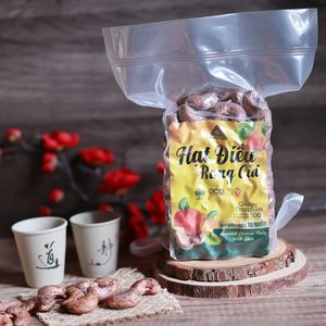 เม็ดมะม่วงหิมพานต์อบเกลือแบบไม่ปอกเปลือก ออร์แกนิค 500 กรัม คุณภาพพรีเมียม W180 บรรจุภัณฑ์สุญญากาศ-แบรนด์โรงงานจัดส่งโดยตรง คุ้มค่าที่สุด - Product Image 1