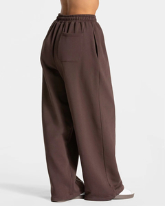 Pantalones de lona casuales para mujer, de corte recto, cintura alta, pierna ancha, 100% algodón, impermeables, ecológicos, antiarrugas, para invierno - Product Image 3