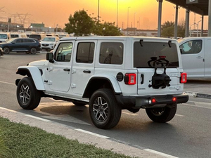 Used 2024 Jeep Wrangler Unlimited Sedan Sahara White Light Leather R21 Turbo Left <b>Hand</b> 4.1-6L V4 Petrol Engine Automatic - Product Image 3