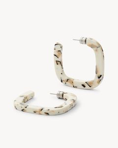 Boucles d'oreilles clipsables bohèmes en résine pour femme, bijoux de fête colorés au design personnalisé, idéales pour l'été et la plage - Product Image 2