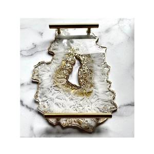 Bandeja Decorativa de Resina Epoxi Hecha a Mano para Mesa de Centro, Tocador y Cocina - Product Image 3