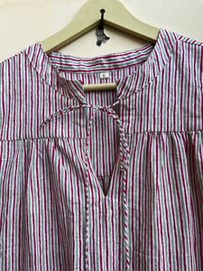 Robe d'été 2026 tendance, imprimée à la main, 100 % coton, décontractée, brodée de fleurs, prix usine - Product Image 2