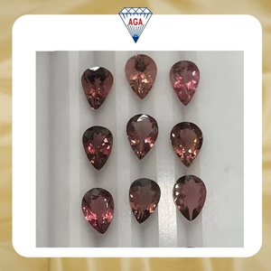 Turmalina Rubelita Natural al por Mayor, Corte Pera, Calibrada, Piedras Sueltas Semipreciosas Rosas para la Elaboración de Joyería Fina - Product Image 6