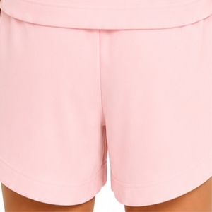 Women's <b>Short</b> Sleeve Polo Shirt And <b>Shorts</b> Set Casual Summer <b>Lounge</b> Wear Breathable Loose Fit Custom Made Women Polo Shirt - Product Image 6