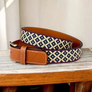 Ceinture polo unisexe en cuir, artisanale, durable, cousue, pour l'extérieur, décontractée, inspirée de l'équitation, de qualité supérieure, au look classique, ajustable, confortable et au design soigné. - Product Image 3