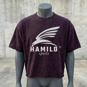 T-shirt de sport surdimensionné pour homme à faible MOQ, impression sérigraphique personnalisée du logo, 100 % coton respirant, séchage rapide, meilleur prix - Product Image 4