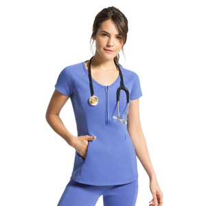 USINE VN uniforme d'infirmière taille haute gommages chemises médicales colorées impression personnalisée nouveaux modèles style vêtements d'hôpital-BAS quantité minimale de commande - Product Image 1