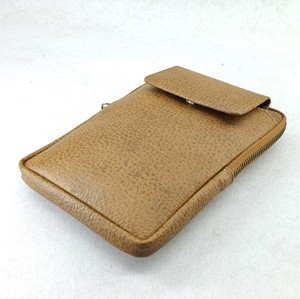 Sac de voyage mini pour homme en cuir Crazy Horse, pochette bandoulière, étui pour téléphone portable RFID, porte-cartes, portefeuilles, logo personnalisé, marque - Product Image 6
