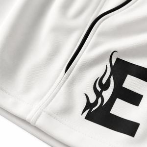 Custom Mens Flame Letter Print <b>Quick</b> <b>Dry</b> <b>Shorts</b> Summer Sports Athletic Wear Breathable Polyester Basketball Gym <b>Short</b> Top - Product Image 3