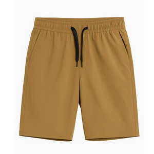 Pantalones Cortos Deportivos de Cintura Media para Hombre – Secado Rápido, Transpirables, Antiarrugas, Ecológicos, de Lona, para Gimnasio, Correr y Playa, con Personalización - Product Image 1