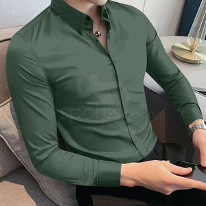Camisas Casuales para Hombre de Diseño Moderno, 100% Algodón, Transpirables, de Alta Calidad, Corte Relajado, Elegantes para Uso Diario - Product Image 6