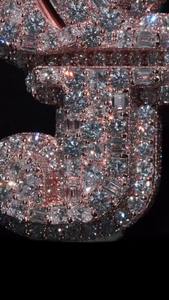 Collar con Colgante de Moissanita VVS Personalizado en Oro Rosa para Amantes Cristianos, Joyería Iced para Hombre, Estilo Hip Hop - Product Image 4