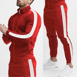 <b>Mens</b> High Quality Winter Casual Fleece Sweatshirts Sweatpants Tracksuits Set Custom Tracksuit <b>Men</b> Regular Fit 2 1 Solid - Product Image 6
