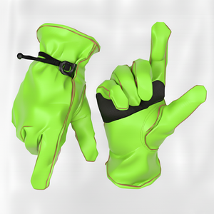 Gants de travail en cuir personnalisés avec logo, à bas prix, pour la sécurité des mains des hommes. - Product Image 3