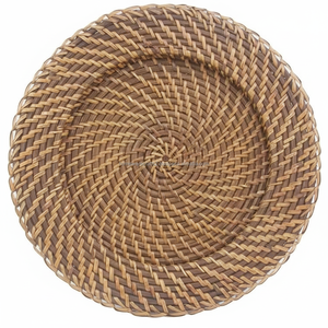 Chargeur en rotin fait à la main, tissé à partir de rotin naturel pour des présentations culinaires haut de gamme, proposé par un fournisseur professionnel du Vietnam - Product Image 1