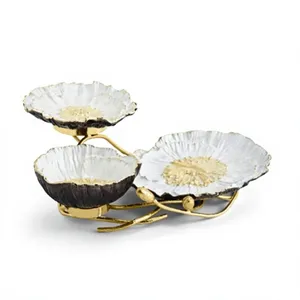 Premium Quality Gold Plated Unique Look Home <b>Decoration</b> Food Server Ware Bowls Standard Designer Top Sale Kitchen Ware Bowls - Product Image 6