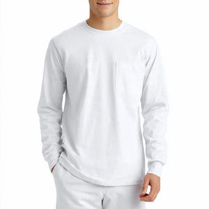 Camisetas Médicas para Hospital, Uniformes para Doctores y Enfermeras, Cómodas, de Manga Larga, Tejidas, 100% Algodón, Transpirables - Product Image 3