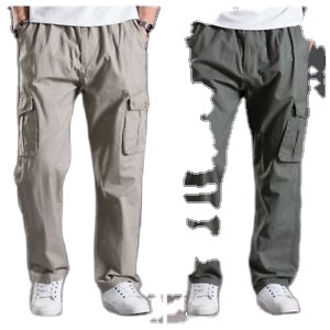 Pantalones cargo para hombre 100% algodón superventas precio barato venta al por mayor OEM exportación orientada alta calidad pantalones cargo diseño personalizado - Product Image 6