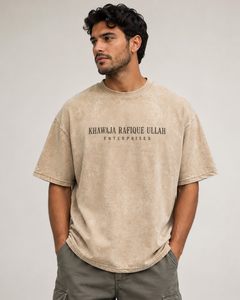 เสื้อยืดคอกลมโอเวอร์ไซส์ผู้ชายผ้าฝ้าย 100% ล้างพิเศษอย่างหรูหรา แห้งเร็ว ระบายอากาศดี เป็นมิตรกับสิ่งแวดล้อม พร้อมลายพิมพ์ - Product Image 6