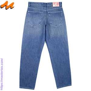 Jeans de Mezclilla para Hombre, Corte Recto, 100% Algodón, Lavado Claro, Transpirables, Ecológicos, Cinco Bolsillos, 11.94 OZ - Product Image 2
