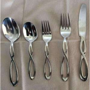 Premium Stainless Steel Metal Cutlery Set For Home Kitchen Dining Hotel Restaurant Use With Long Lasting <b>Mirror</b> Finish - Product Image 1