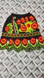 Falda Casual de Moda para Mujer, Estilo Hawaiano, de Guam, Micronesia, Tipo Vestido de Baile, Hecha de Poliéster, Bordada - Product Image 4