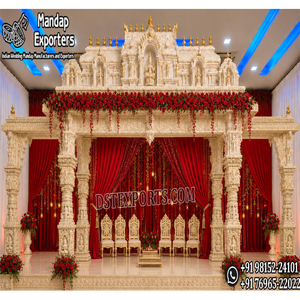 Mandap de style Grand Temple pour les mariages sud-indiens et hindoues, Kalyana Mandapam exclusif de style temple pour les mariages tamils - Product Image 1