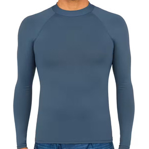Nouveaux designs de rashguards pour hommes, logo/couleur personnalisés, respirants, confortables, haute qualité, anti-rides, en promotion. - Product Image 1
