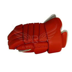Gants de hockey sur glace en cuir de haute qualité à mouvement fluide, doigts entièrement protégés, sangle de poignet réglable, fermeture à lacets, pour usage en équipe, coutures sécurisées - Product Image 5