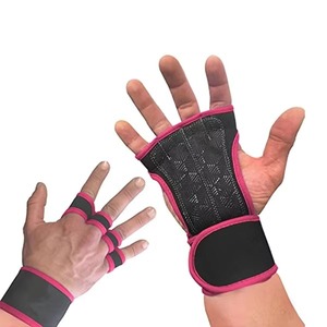 Gants de fitness en cuir de qualité supérieure, demi-doigts, logo personnalisé, antidérapants, respirants, pour la musculation - Product Image 3
