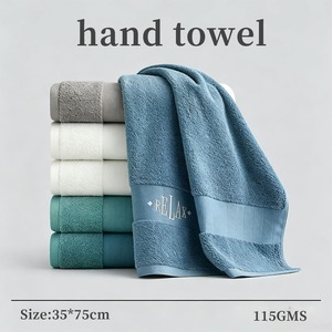 Serviette 100% coton, 35x75cm, très absorbante, serviette douce pour les mains, lavable en machine, convient pour la salle de bain, la salle de sport, l'hôtel et la cuisine - Product Image 4