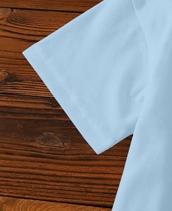Men's <b>Light</b> Blue T-Shirt With <b>Gaming</b> Controller Hand Print Short Sleeve O-Neck Casual Cartoon Design Regular Fit - Product Image 4