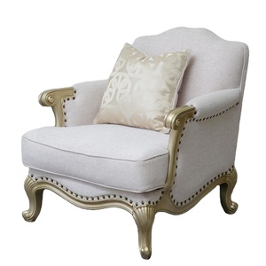 Juego de sillas de sofá de madera de caoba de alta calidad nórdica, muebles de teca tallados a mano, comedor de lujo real, sala de estar, Villa, escuela - Product Image 1