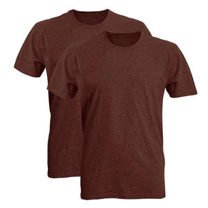 Camiseta de manga corta con cuello redondo para hombre, 100% poliéster, 240g, transpirable, ecológica, con logotipo personalizado e impresión, diseño en blanco. - Product Image 4