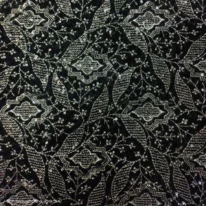 Luxury Velvet Embroidery Fabric With <b>Sequin</b> Beads Designer Soft Velvet Textile For Women Dress And Dubai Fashion Export Quality - Product Image 3