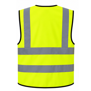 Chaleco de seguridad de alta visibilidad para personal de carreteras, fabricante personalizado de ropa reflectante, ropa de trabajo industrial al por mayor, chaleco profesional ligero. - Product Image 3