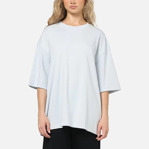 เสื้อยืดคอตตอน 100% ทรงโอเวอร์ไซส์ แบบสั่งทำพิเศษ สำหรับผู้หญิงและผู้ชาย ไซส์พลัส สวมใส่สบาย ทรงหลวม พรีเมียม เนื้อผ้านุ่ม คอกลม - Product Image 1
