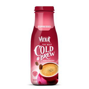Bebida de Café con Sabor Original, Puré, 330 ml, Lata de Aluminio, Sin Azúcar Añadido, Bajo en Calorías, 10 Brix, VINUT, para Importadores Mayoristas - Product Image 1